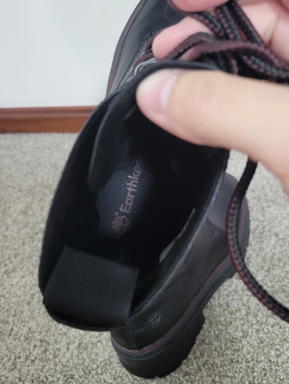 Timberland Malynn EK+ Waterproof Black Leather Boots Women's Size 9 - Picture 9 of 9